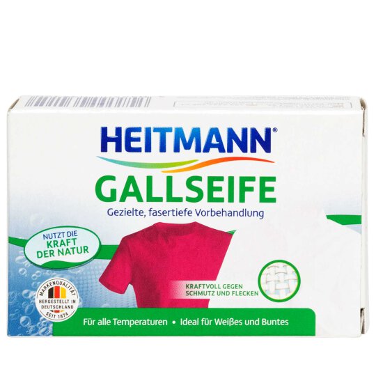 Heitmann Gallseife Fleckenentferner Stück 100g