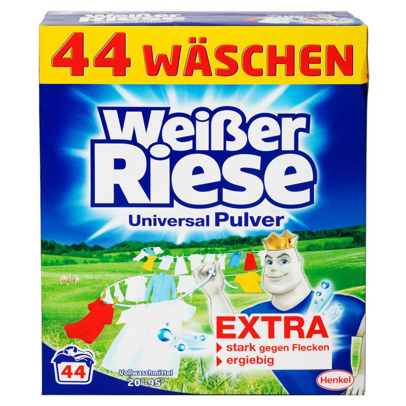 Waschmittel Riese 44WL Pulver Weißer Universal