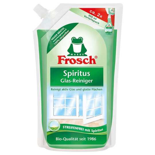 Frosch Spiritus Glas-Reiniger Nachfüllpack 500ml