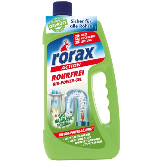 Rorax Rohrfrei Bio-Power-Gel flüssig 1L