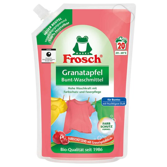 Frosch Granatapfel Color Waschmittel flüssig 20WL 1,8L