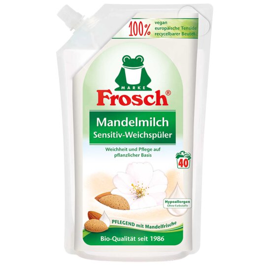 Frosch Sensitiv Weichspüler Mandelmilch 40WL 1L