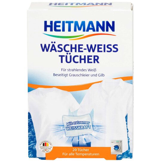 Heitmann Wäsche Weiss Tücher 20 Stück