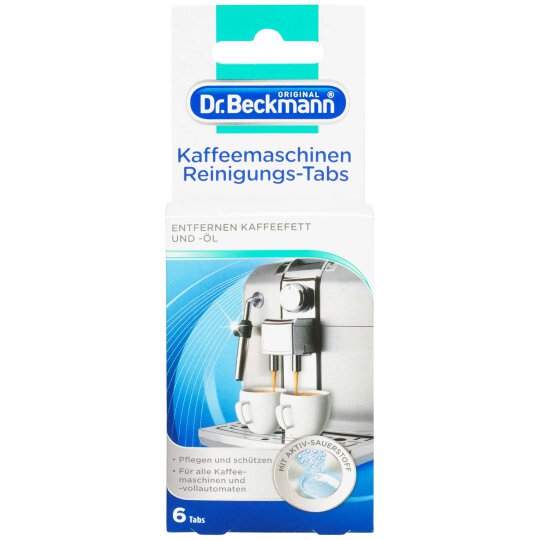 Dr. Beckmann Kaffemaschinen Reinigungs Tabs 6 Stück