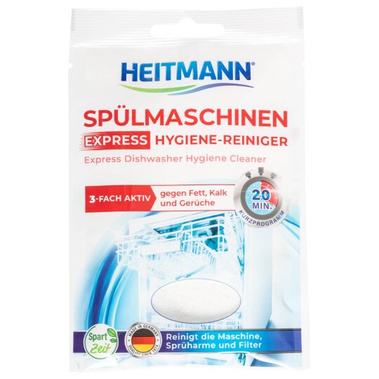 Heitmann Express-Spülmaschinen Hygiene Reiniger 30g