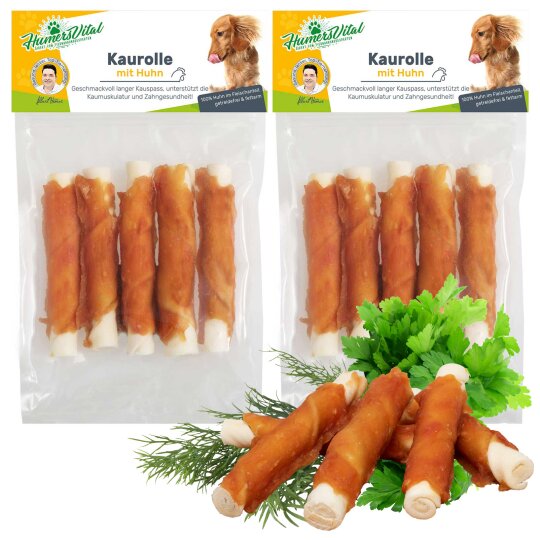 HumersVital Hunde Snack Kaurolle mit Huhn 220g