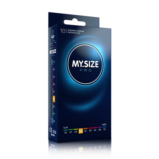 MY.SIZE PRO Kondome 53 mm nominale Breite, 10 Stück