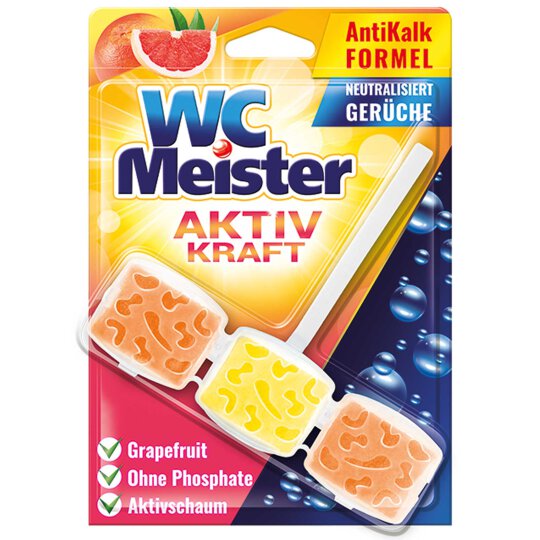 WC Meister WC Stein Aktiv Kraft Grapefruit 45g