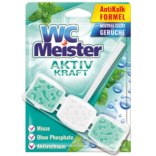 WC Meister WC Stein Aktiv Kraft Minze 45g