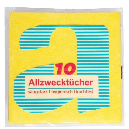 aQualine Allzwecktücher 38x38cm 10 Stück