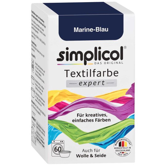 simplicol Textilfarbe Expert Marine-Blau 150g