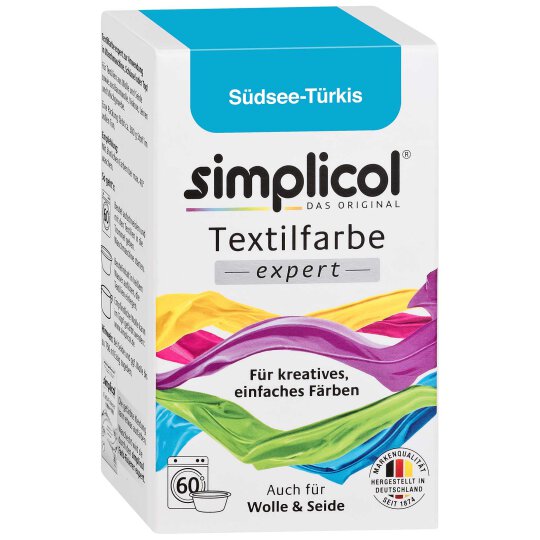 simplicol Textilfarbe Expert Südsee-Türkis 150g