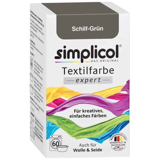 simplicol Textilfarbe Expert Schilf-Grün 150g