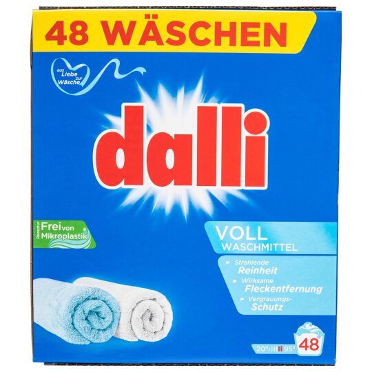 Dalli Activ Vollwaschmittel Pulver 48WL 3,12kg