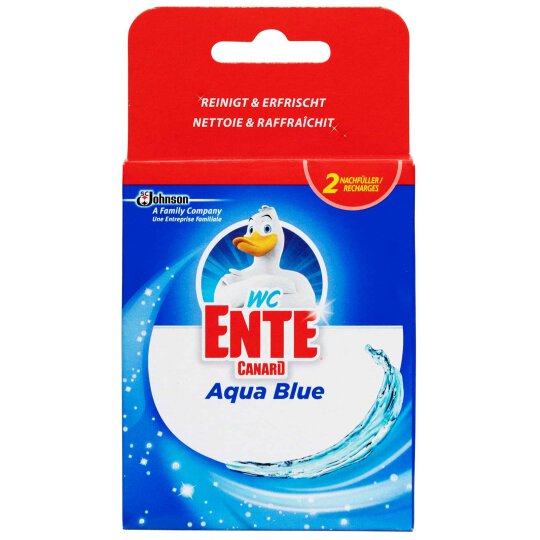 WC Ente Aqua Blue 4 in1 Nachfüller 2x40g