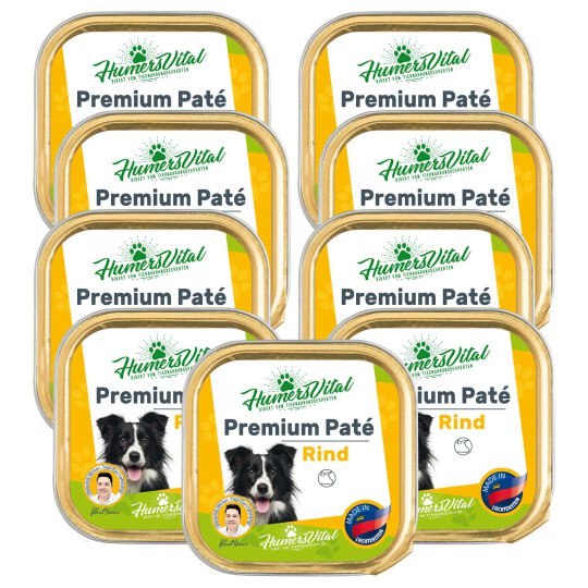 HumersVital Hunde Premium Paté Rind 9x300g