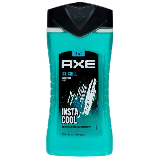 AXE 3in1 Body Hair & Face Wash Ice Chill 250ml