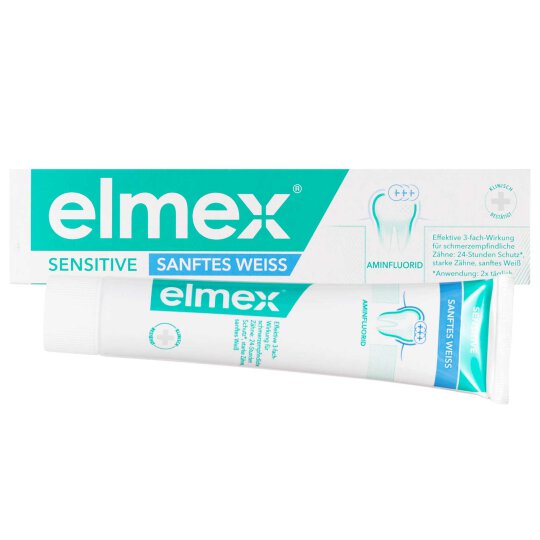 elmex Zahnpasta Sensitive Sanftes Weiss 75ml