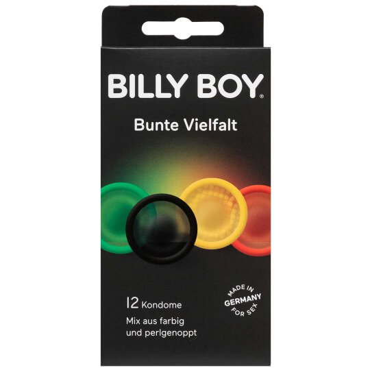 BILLY BOY Kondome Bunte Vielfalt Mix 12 Stück