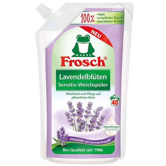 Frosch Sensitiv Weichspüler Lavendelblüten 40WL 1L