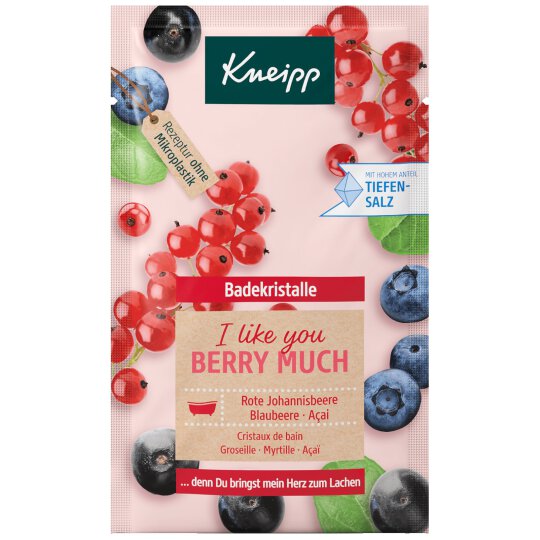Kneipp Badekristalle I like you berry much Beeren 60g