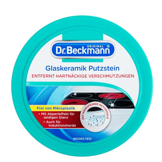 Dr. Beckmann Glaskeramik Putzstein mit Schwamm 250ml